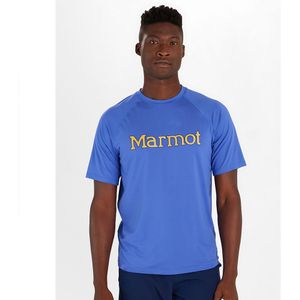 Marmot Windridge Graphic Short Sleeve T-shirt Blauw M Man