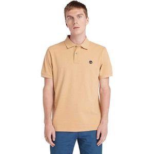 Timberland Millers River Pique Short Sleeve Polo Beige L Man