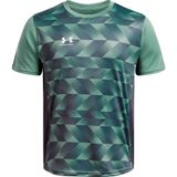 Under Armour - Challenger All Over Print - T-shirt - Silica Green