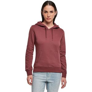 Build Your Brand Organic Hoodie Rood 4XL Vrouw