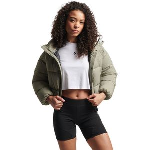 Superdry Code Xpd Cocoon Puffer Jacket Groen M Vrouw
