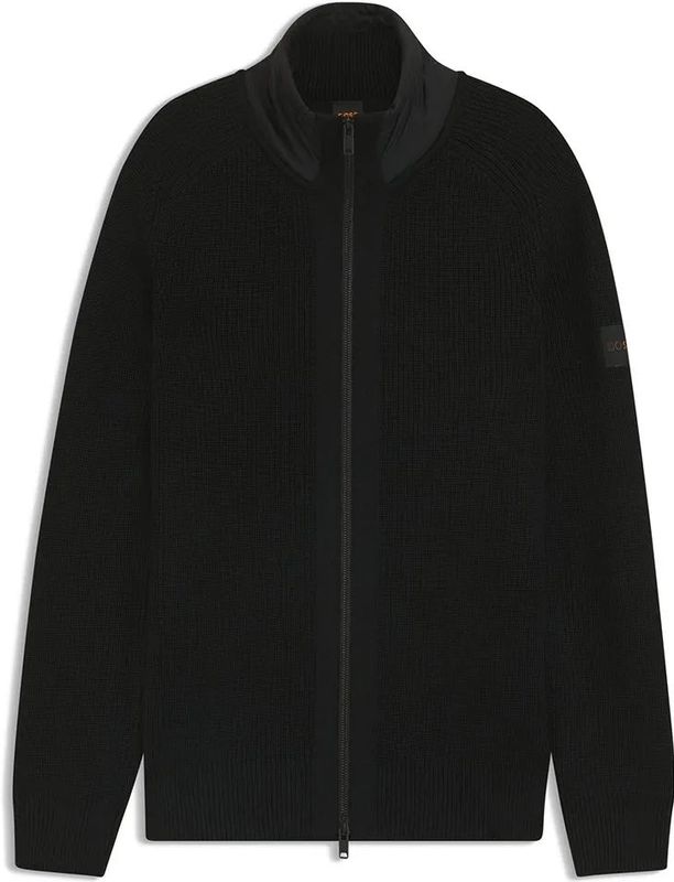 Hugo Boss - Kigloo - Vest - Zwart - Scheerwol