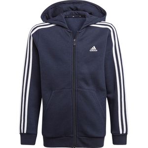 Adidas Essentials 3 Stripes-track Suit Blauw 8-9 Years