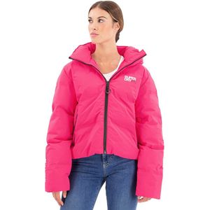 Superdry Boxy Puffer Jacket Roze XS Vrouw