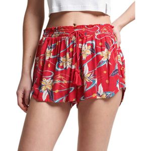 Superdry Vintage Beach Printed Shorts Rood M Vrouw