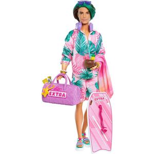 Barbie Extra Fly Playa Doll Roze