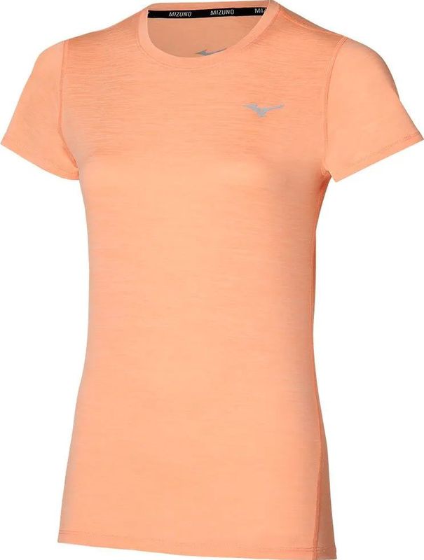 Mizuno - Impulse Core - T-shirt - Oranje - Korte Mouwen