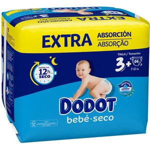 Dodot Extra Stages Size 3 66 Units Diapers Transparant