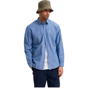 Selected Slim New Linen Overhemd Met Lange Mouwen Gerenoveerd