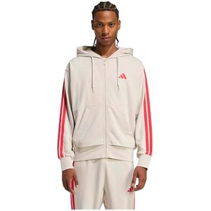 Capuchon met volledige rits adidas Essentials 3-Stripes French Terry