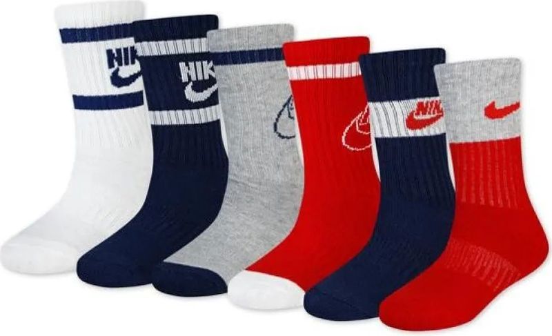 Nike - Nhn Retro Crew - Sokken - Veelkleurig - 6 Paren
