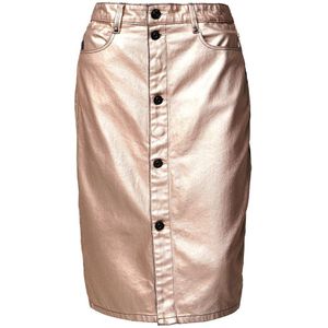 G-star Noxer Pencil Button Skirt Goud 25 Vrouw