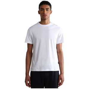 Napapijri S-cascade Short Sleeve T-shirt Wit XL Man