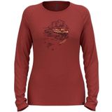 Odlo Ascent Merino 200 Long Sleeve T-shirt Rood S Vrouw