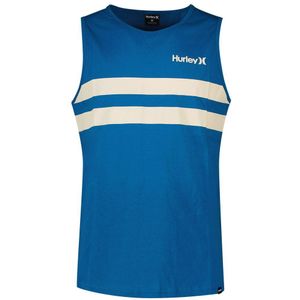 Hurley Oceancare Stripes Sleeveless T-shirt Blauw S Man