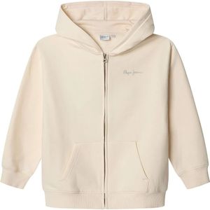 Pepe Jeansvoor meisjes. PG581348 Sweater Julia wit ecru (10Años= 140cm), Casual, Katoen, Duurzaam, kinderkleding