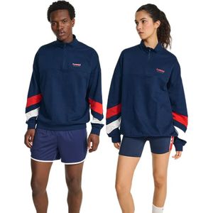 Hummel - hmlOVERSIZED HALFZIP SPORTSWEAR - Sweatshirt - Biokatoen