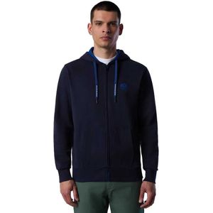 North Sails Logo Sweatshirt Met Rits