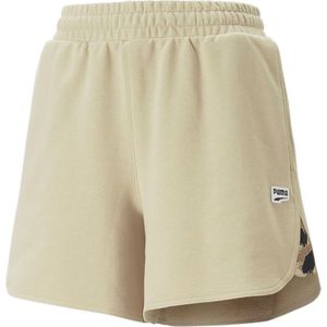 Puma Select Downtown High Shorts Beige M Vrouw