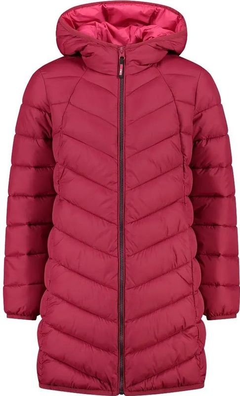 CMP - Lang Gewatteerde Meisjesjas - Met Capuchon - Waterafstotend