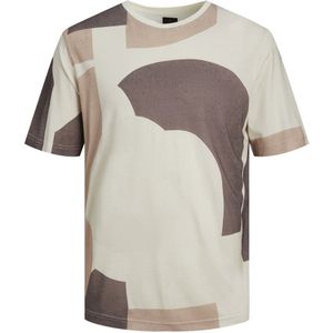 Jack & Jones Carnaby Short Sleeve T-shirt Beige XL Man