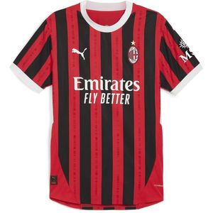 Puma Ac Milan Authentic 24/25 Thuis T-shirt Met Korte Mouwen