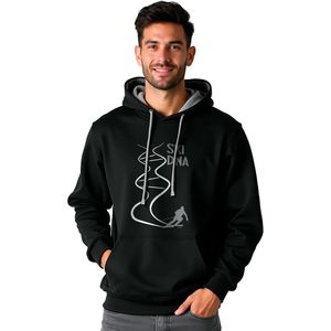Kruskis Ski Dna Two-colour Hoodie