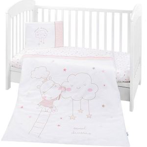 Baby beddengoed set met dekbed Hippo Dreams