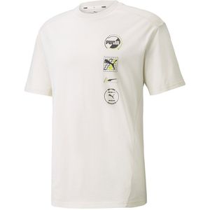 Puma Rad/cal Short Sleeve T-shirt Wit M Man