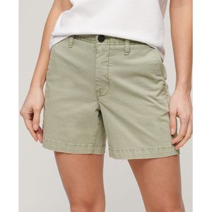 Superdry Classic Shorts Beige S Vrouw