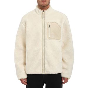 Volcom Muzzer Fuzzar Full Zip Sweatshirt Refurbished Beige XL Man