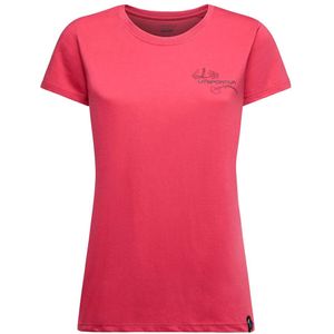 La Sportiva - Climb Flower - T-shirt - Roze - Korte Mouwen