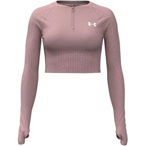 Under Armour - Hg Rib - ¼ Zip - Roze - Dames