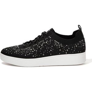Fitflop Rally Ombre Crystal Knit Trainers Zwart EU 36 Vrouw