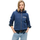 Superdry - Luxe Metallic Logo - Sweatshirt - Met Rits