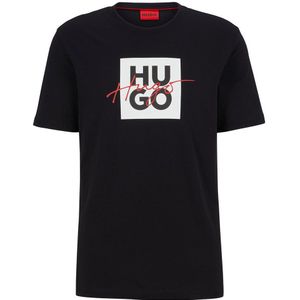 Hugo Dalpaca 10233396 01 Short Sleeve T-shirt Zwart S Man