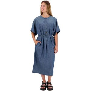 G-Star Raw - Jurk - Blauw - Katoen - Verstelbaar Taillekoord