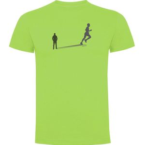 Kruskis Run Shadow Short Sleeve T-shirt Groen S Man
