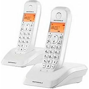 Motorola S1202 Draadloze Vaste Telefoon 2 Eenheden Gerenoveerd