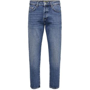 Only & Sons Yoke Mb 9360 Dot Tapered Fit Jeans Blauw 32 / 32 Man