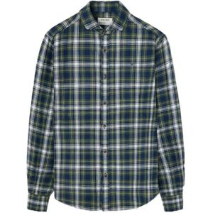 Silbon Sport Tartan Overhemd Met Lange Mouwen