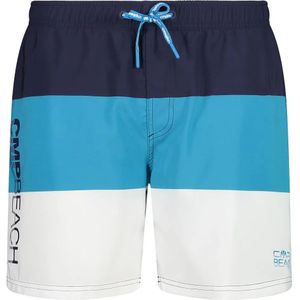 CMP - Medium Shorts - Halflang - Stretchy - Gekleurde Strepen - Elastische Tailleband