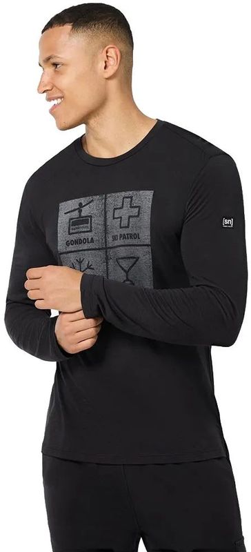 Super.natural - Swiss Lodge - T-shirt - Met Lange Mouwen