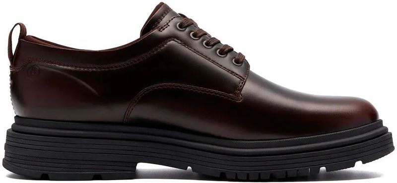 Clarks - Badbury Lace - Leren Schoenen - Bruin - Casual