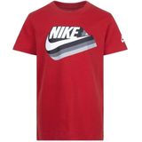 Nike - Gradient Futura T-shirt - University Red - Korte Mouwen