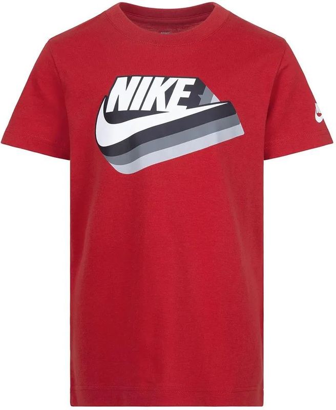 Nike - Gradient Futura T-shirt - University Red - Korte Mouwen