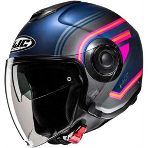 Motorhelm - Urban - Zwart - Polycarbonaat - Geïntegreerd Zonnevizier