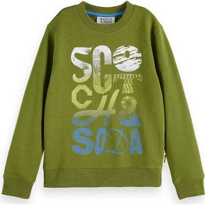 Scotch & Soda Regular Fit Front Artwork Sweatshirt