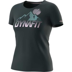 Dynafit Transalper Graphic Short Sleeve T-shirt Zwart L Vrouw