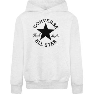 CONVERSE - Hoodie - Zwart - Fleece - Groot Logo